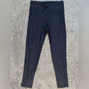 Black With Star Pattern Leggings!